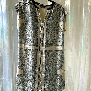 Madison Scotch Silky paisley shift dress